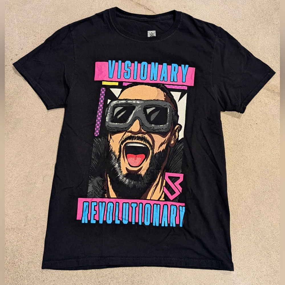 WWE Visionary Revolutionary Black Tee